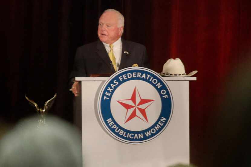 Sid Miller, Texas Agriculture Commissioner, was one of the speakers at the Texas Federation...