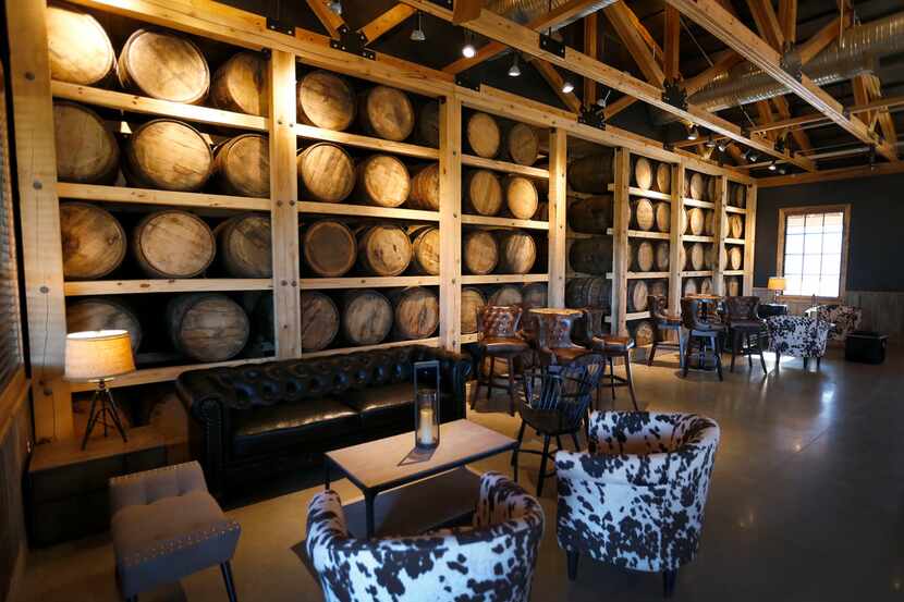 The Texas Tavern room at Firestone and Robertson Distillery's new Whiskey Ranch on...
