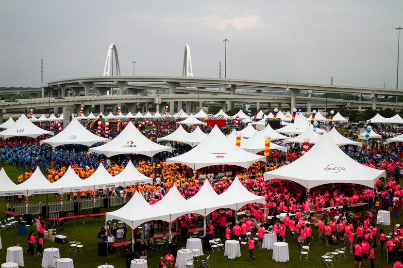 The American Heart Association's top revenue source is events. This Heart Walk event in 2018...