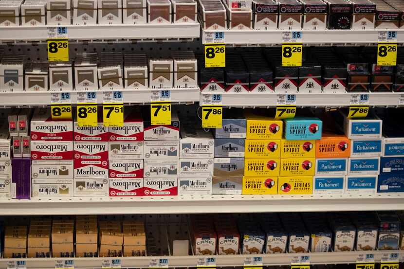 Cigarette sales continue to decline, including British American Tobacco's Camel and Newport...