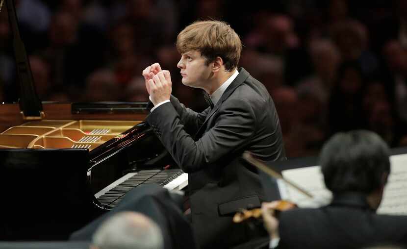 Pianist Georgy Tchaidze took his turn Saturday at Bass Performance Hall. 