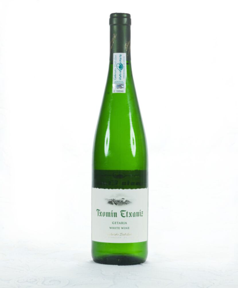 Txomin Etxaniz Getaria White Wine, Txakolina 2010.