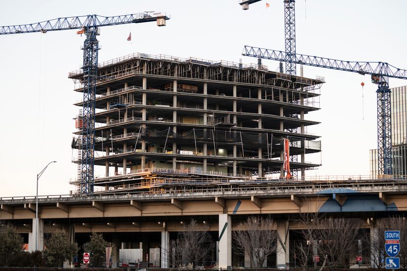 About 6.4 million square feet of office space is being built in the D-FW area.