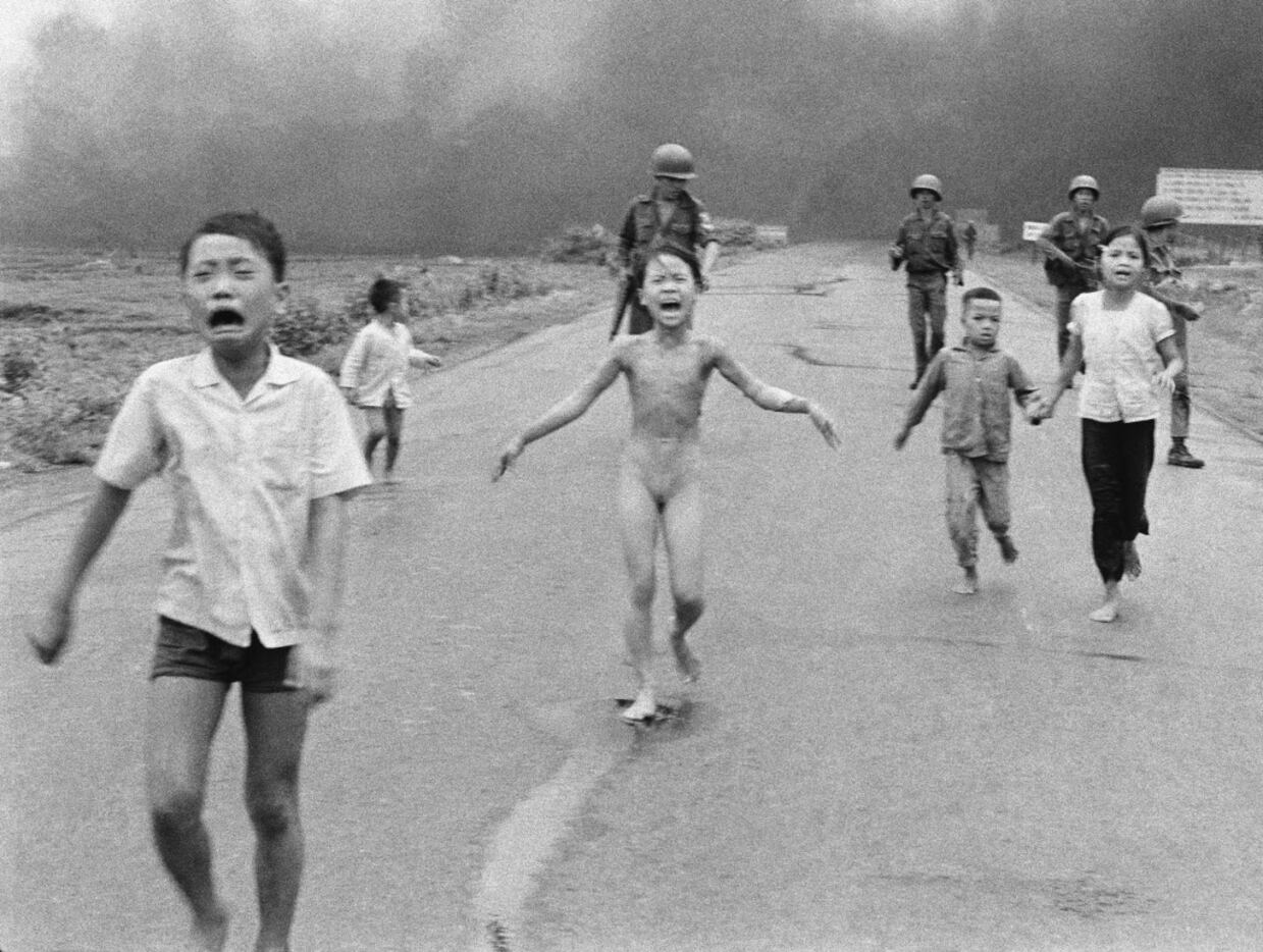 In this June 8, 1972 file photo taken by Huynh Cong "Nick' Ut, South Vietnamese forces...