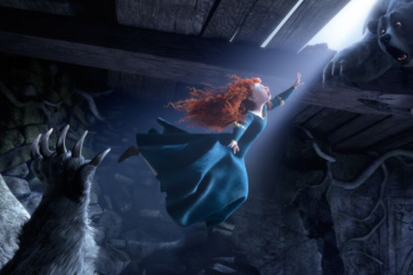 In this 2012 publicity image released by Disney/Pixar, Princess Merida, (voice by Kelly...