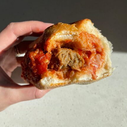 The Brooklyn's Finest meatball sub at Sclafani's