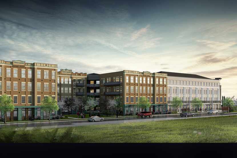 Mill Creek Residential's new Frisco Square apartment community will include 360 rental units.