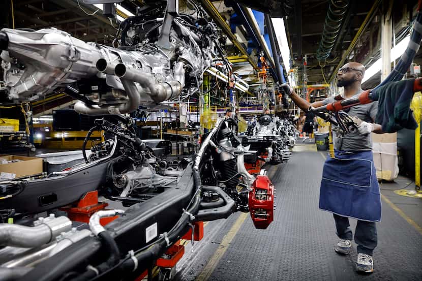 The Arlington plant assembles General Motors' full-size SUVs.