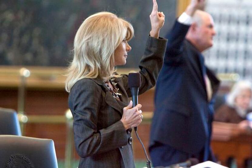 
Wendy Davis and Kel Seliger voted in the Texas Senate in 2011. Davis, a lawyer, said: “I...