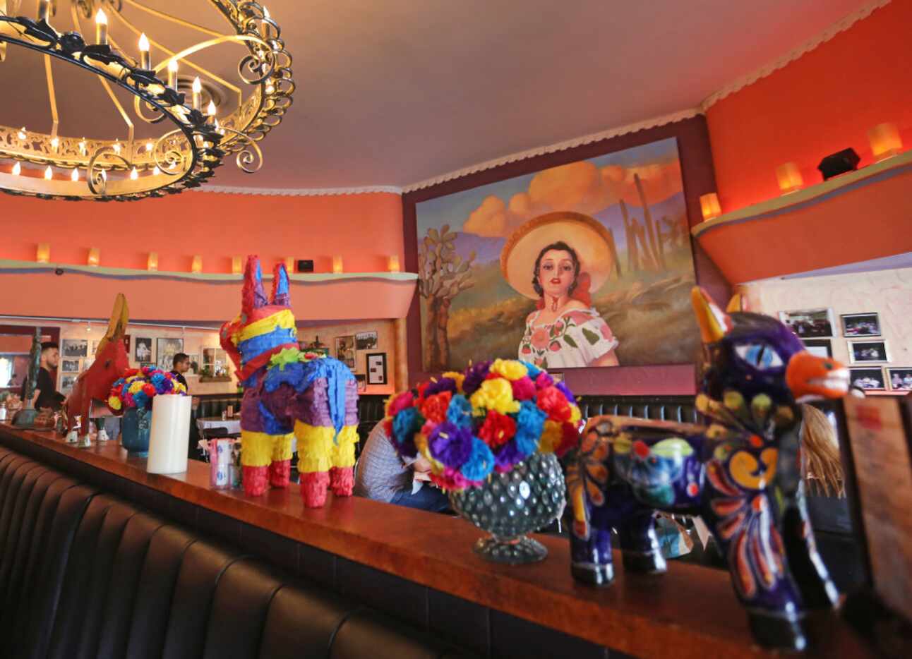 El Corazon Mexican Restaurant is situated along the Dallas streetcar route in Oak Cliff near...
