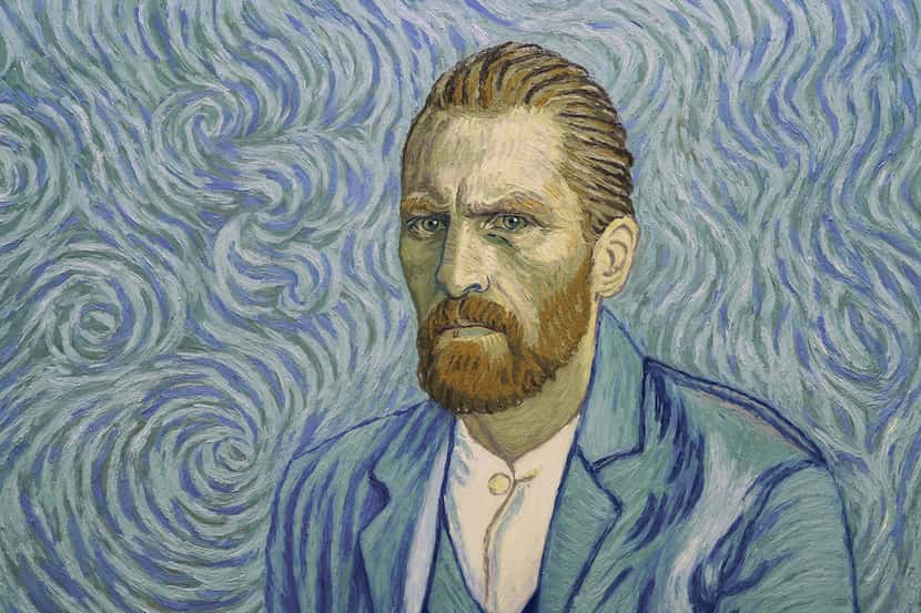 Painter Vincent Van Gogh (voice of Robert Gulaczyk) in "Loving Vincent," an animated film in...