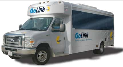 Depiction of a GoLink vehicle provided by Dallas Area Rapid Transit. The agency has...