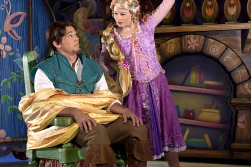 __ Caption: DISNEY ON ICE PRESENTS DARE TO DREAM Rapunzel, Tiana and Cinderella don their...