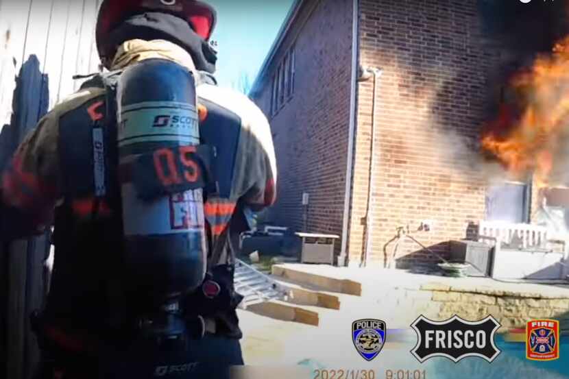 In a newly released video, Frisco Fire rescues a 15-year-old boy from the second floor of a...