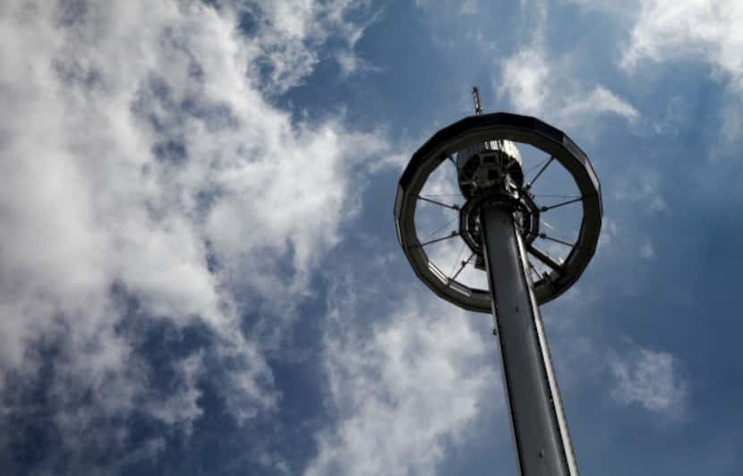 Top O' Texas Tower at the new Summer Adventures in Fair Park in Dallas, Texas on Wednesday,...