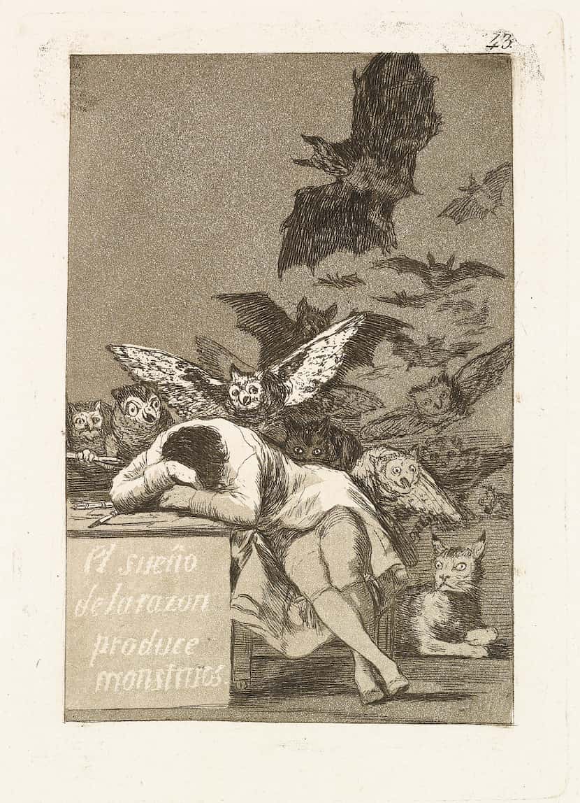 Francisco de Goya y Lucientes (Spanish, 1746-1828). Los Caprichos. The Sleep of Reason...