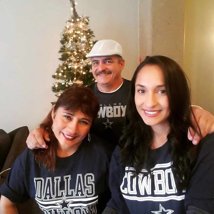 Most surprising Thanksgiving tradition of all? The entire family became Cowboys fans. 