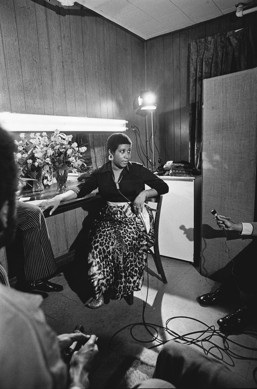 Aretha Franklin at the Apollo Theater in New York, June 3, 1971. After a year of struggling...