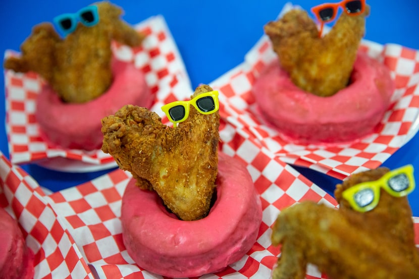 Big Red Chicken Bread is one of the buzziest concessions this year at the State Fair of...