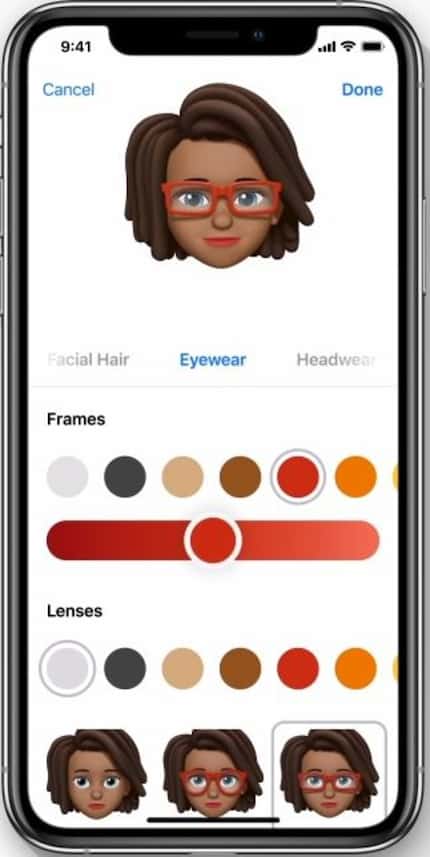 You can create your own animated emoji, which Apple calls Memoji.