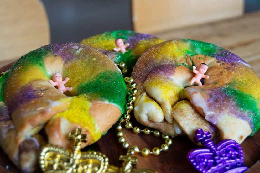 Mardi Gras at Legacy West features king cake treats, po boys and NOLA cocktails.