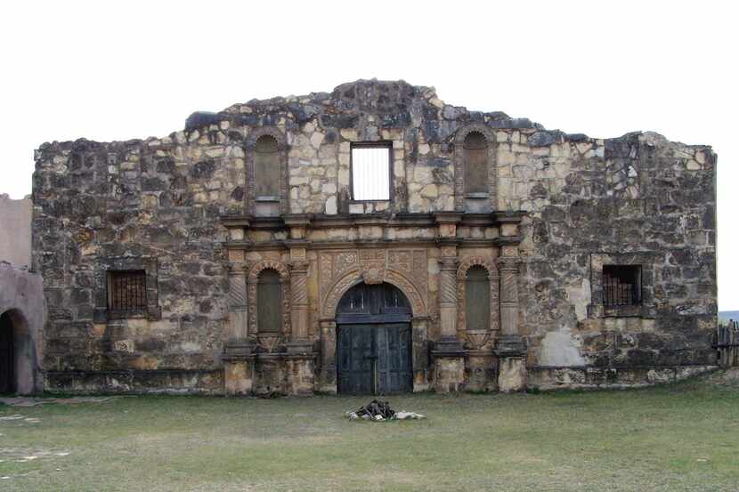 Alamo replica built for the 1960 movie near Brackettville in southwest Texas. 