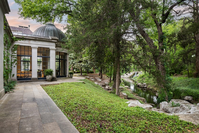 A year-round creek runs through the property.