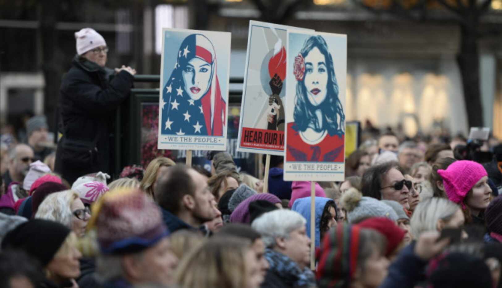 Marcha de Mujeres en Suecia./AP
