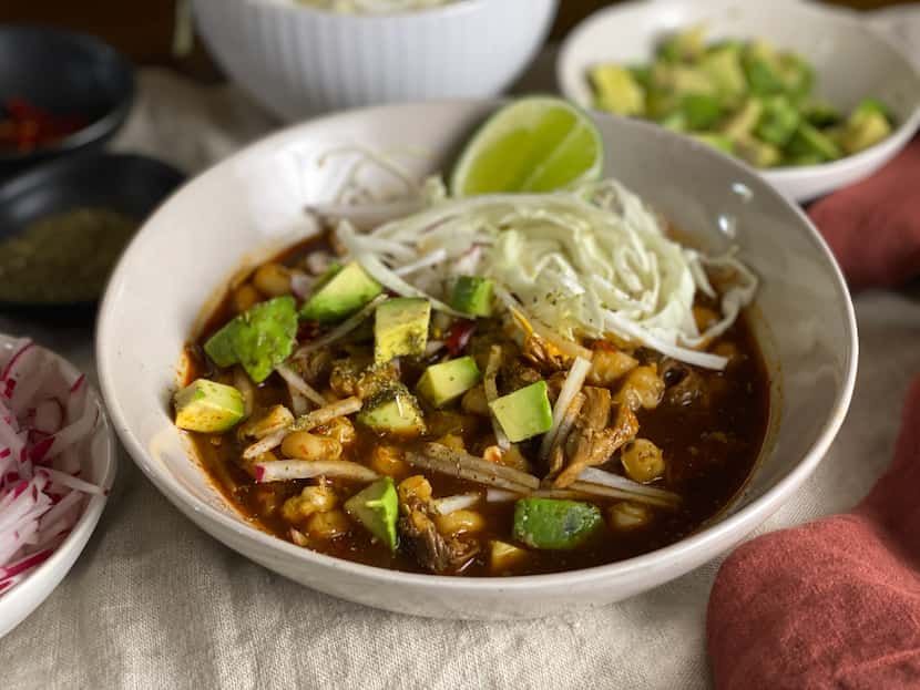 Pozole Rojo from Mely Martinez's 'The Mexican Home Kitchen'