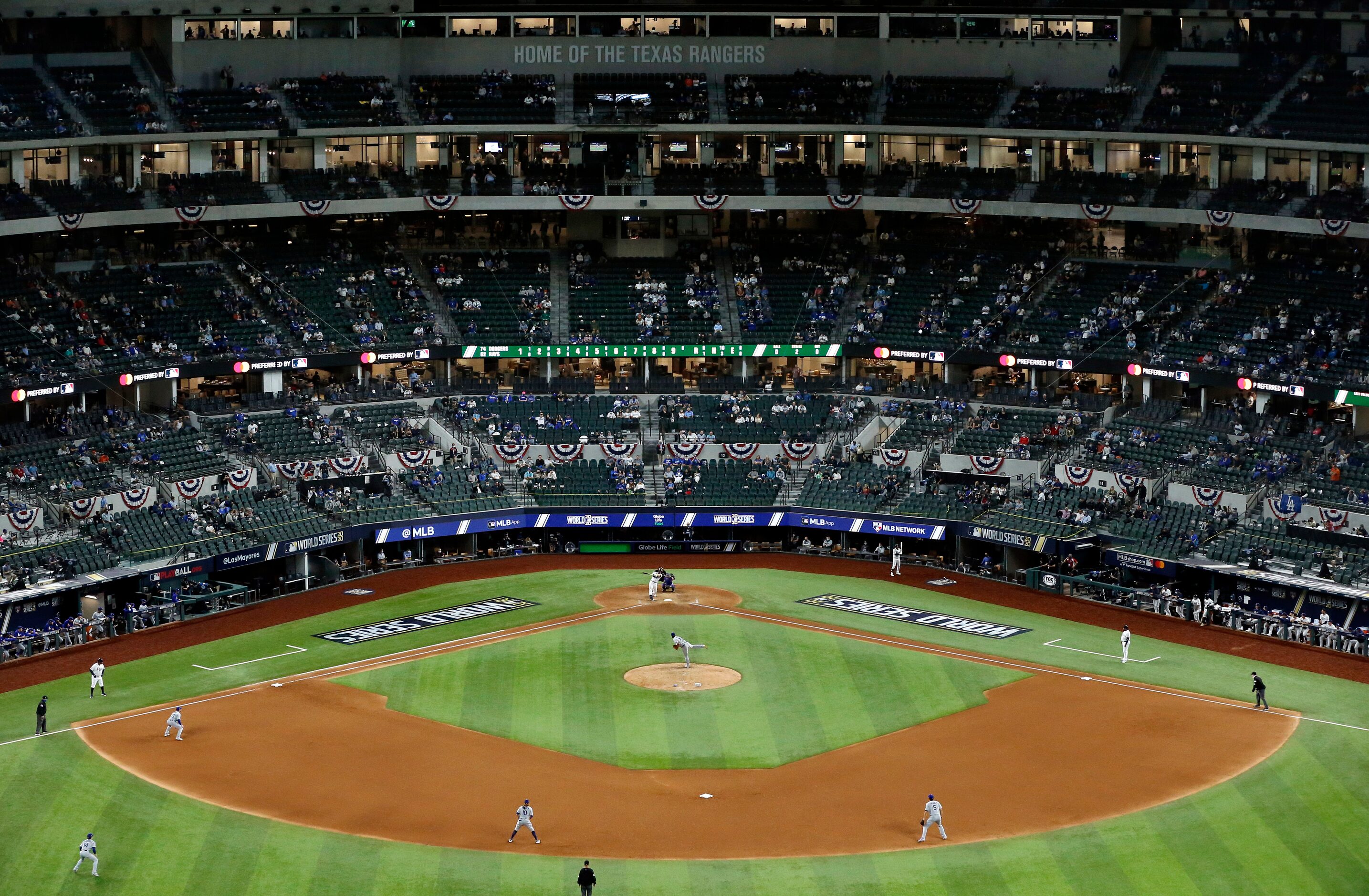 Los Angeles Dodgers relief pitcher Kenley Jansen (74) throws against the Tampa Bay Rays...