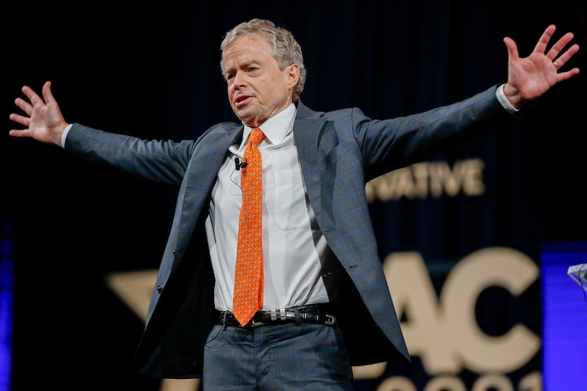 Gubernatorial hopeful Don Huffines, shown at last weekend's Conservative Political Action...