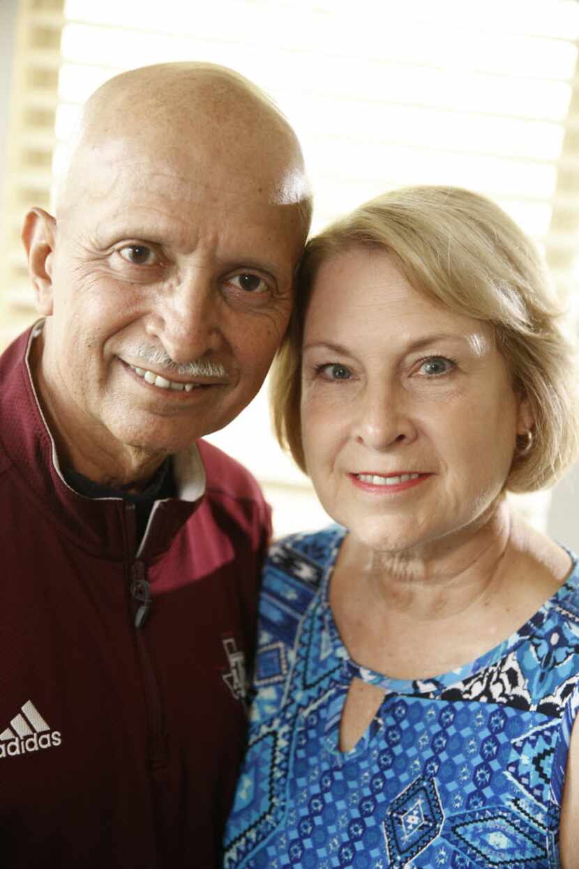 Arturo Saldana with his wife Karen Saldana.