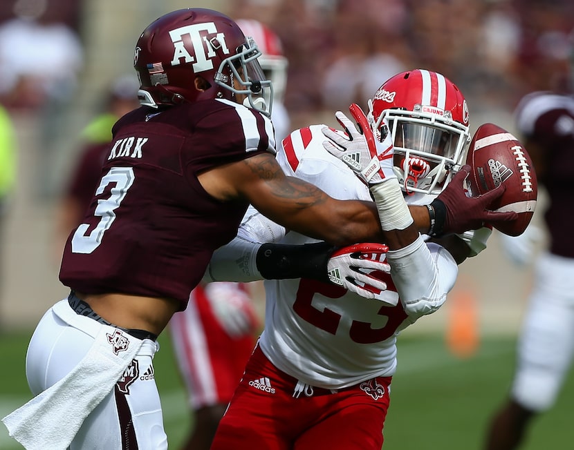 COLLEGE STATION, TX - SEPTEMBER 16:  Tracy Walker #23 of the Louisiana-Lafayette Ragin...