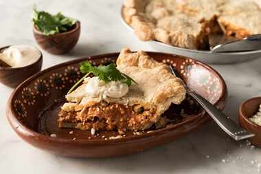 Chef Anastacia Quinones-Pittman's Chicken Mole Pot Pie. Over a dozen of Dallas’ most...