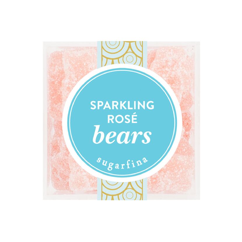 Sugarfina makes Rose All Day Sparkling Rose gummy bears.