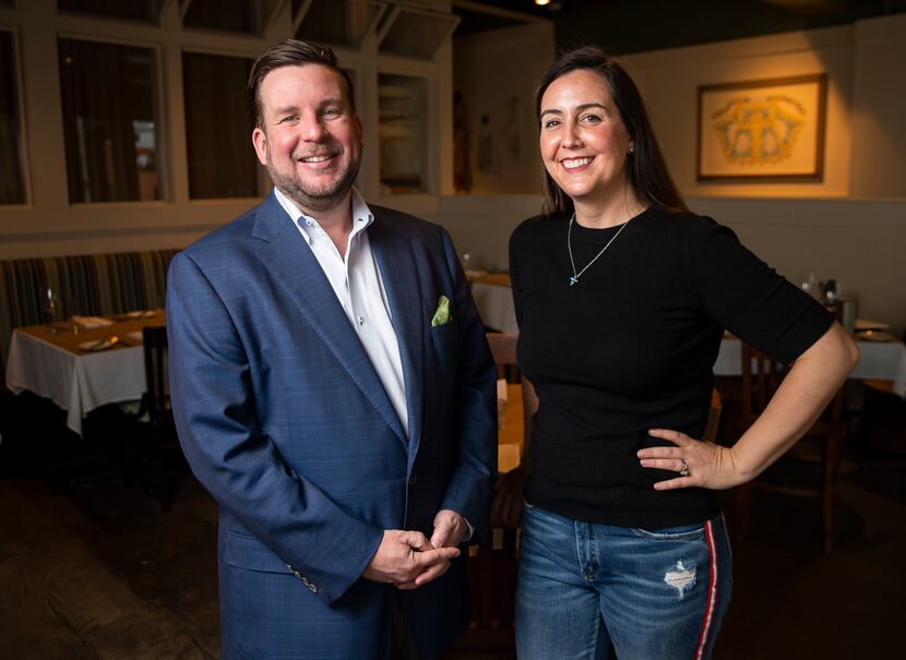 Ellerbe Fine Foods co-owners Richard King, the general manager, and executive chef Molly...