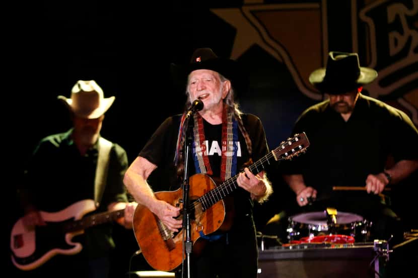 Willie Nelson performed at Billy Bob's Texas in Fort Worth on Nov. 28, 2015.