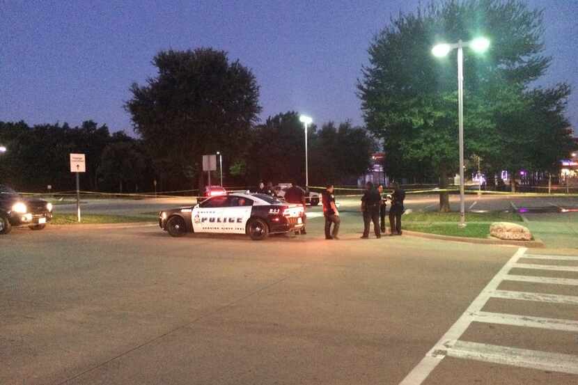 A man was reportedly shot in the parking lot of the DART station on Forest Lane early Monday.
