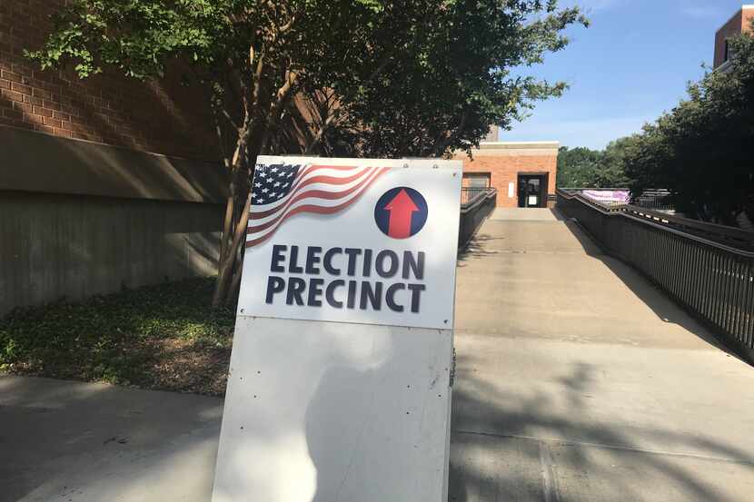 Una casilla electoral en el Condado de Dallas.(AL DIA)
