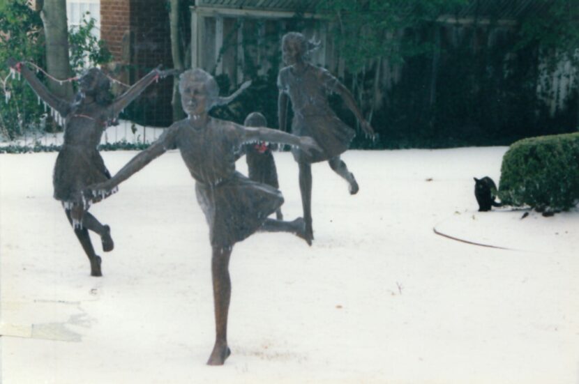 The statues were iconic figures in the Andersons' front yard. They represented Natalie at...