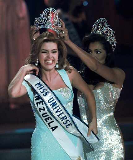 Alicia Machado of Venezuela was crowned Miss Universe in 1996. (File Photo/The Associated...