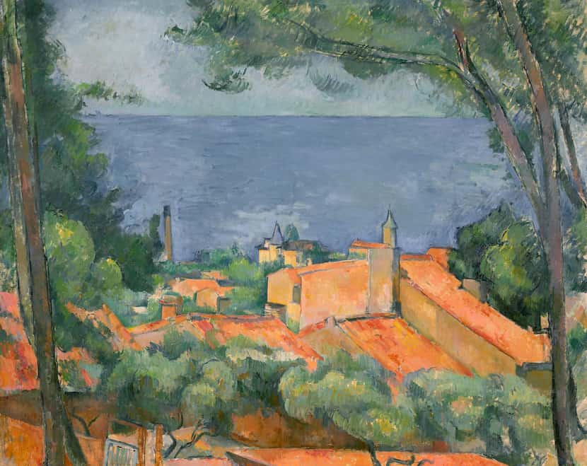 Christie's estimated that "L’Estaque Aux Toits Rouges" painted by Paul Cézanne could bring...