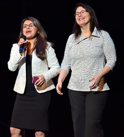 Rosaura Cruz (left, is executive director of Junior Players and producer of Green Day's...