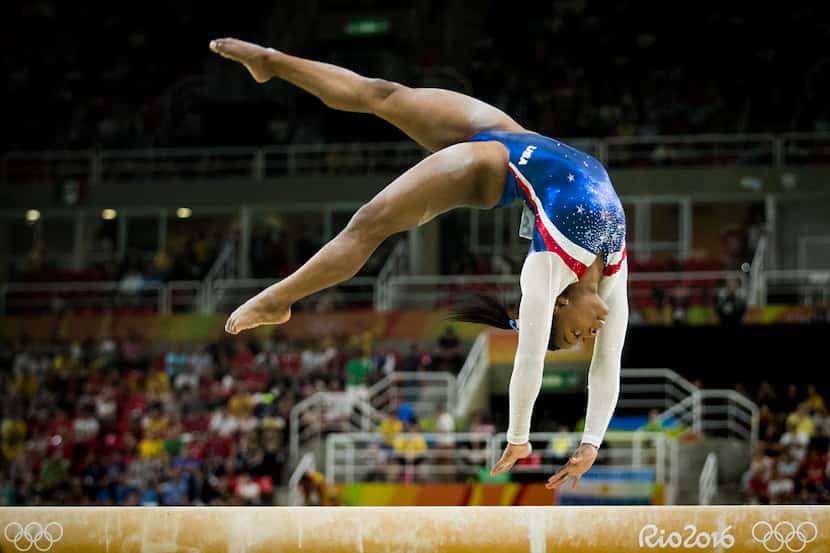 Simone Blies durante una de sus presentaciones en las olimpiadas de Río 2016.  (Smiley N....