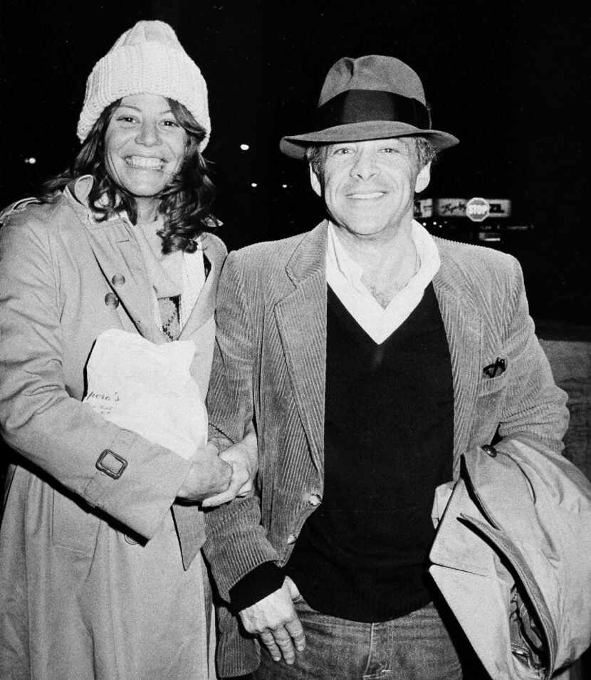 In this Nov. 28, 1980 file photo, Chuck Barris, host of the television's "Gong Show," and...