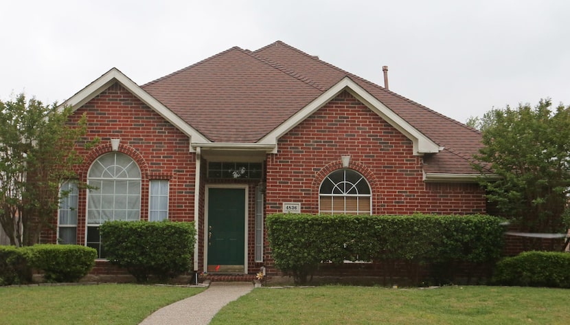 The West Plano home of Matin Azizi-Yarand, 17, who faces charges of making a terroristic...