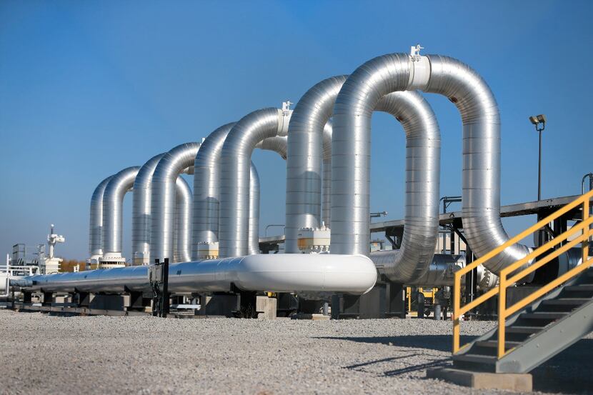 The Keystone Steele City pumping station, into which the planned Keystone XL pipeline is to...