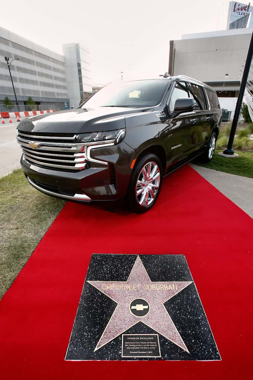 The Chevrolet Suburban is the first vehicle to get a Star of Excellence from the Hollywood...