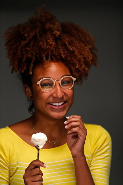 Stacy Fernandez went back for a second scoop of Blue Bell Homemade Vanilla.