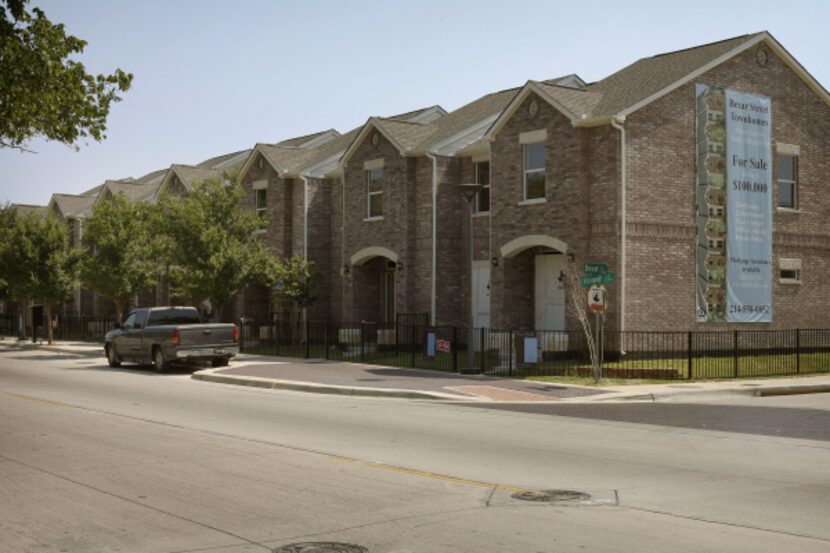 Today, the intersection of Bexar and Hooper streets in South Dallas is a picture of...